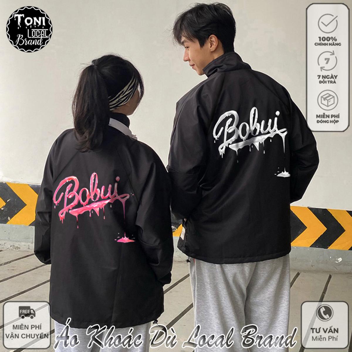 Áo Khoác Dù Local Brand Bobui Jacket Mero 2 lớp dày form rộng Unisex cổ bẻ