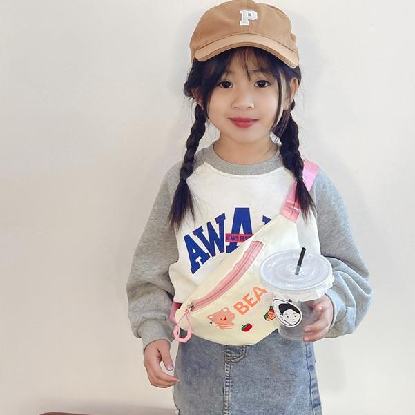 Túi Đeo Chéo Bao Tử Cho Bé 24x14x5cm Mẫu Bao Tử Bear