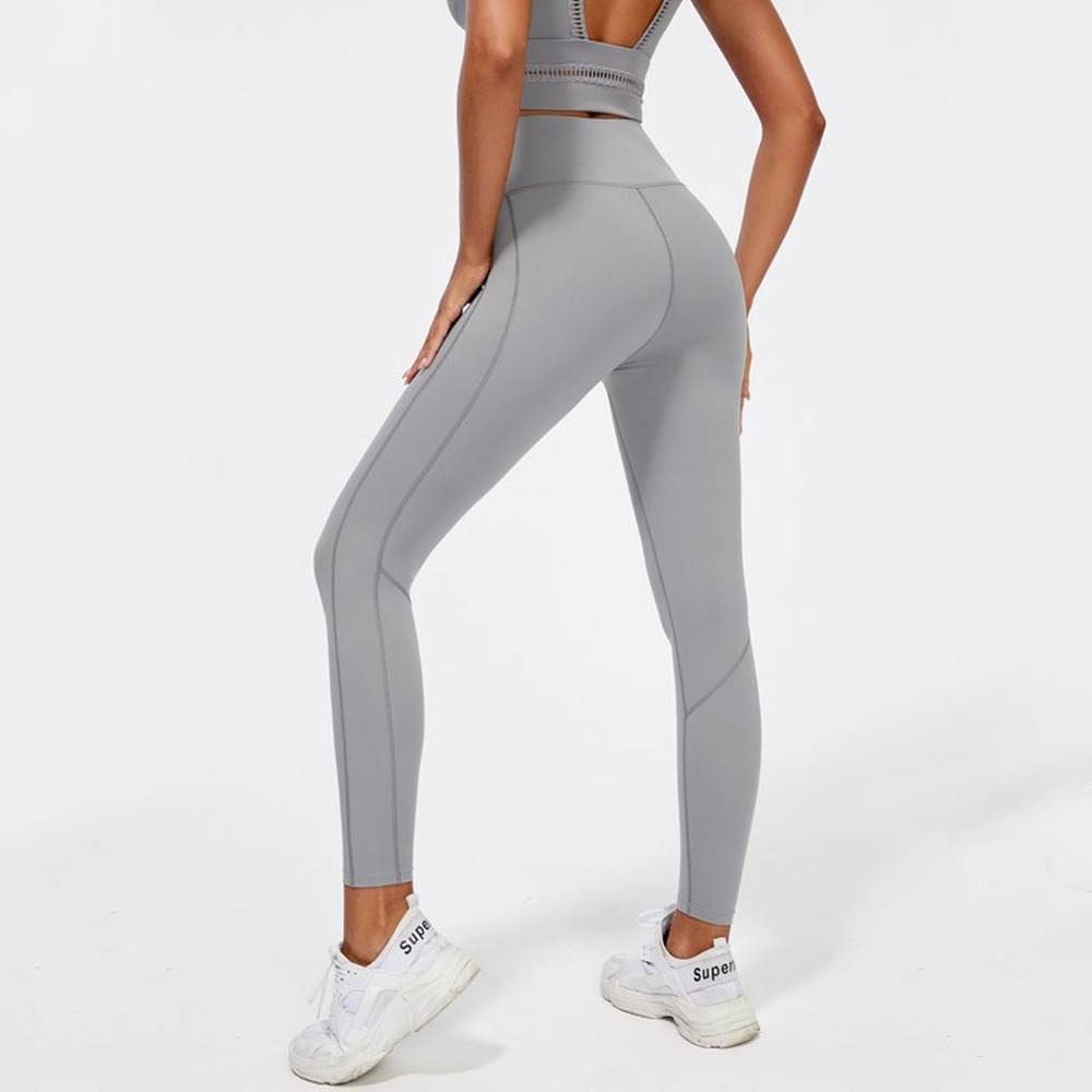 Nguyên Chất Quần Legging Nữ Mùa Hè Đẩy Lên Quần Legging Tập Thể Hình Cao Cấp Gợi Tập Gym Thun Trắng Thảm Tập Yoga Kèm Túi Cho phụ Nữ