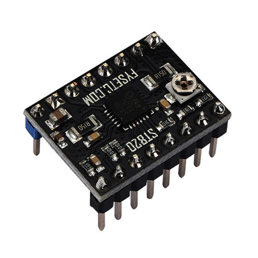 ST820 3D Printer Step Stick Module Stepper Motor Driver+Heat Sink, Black