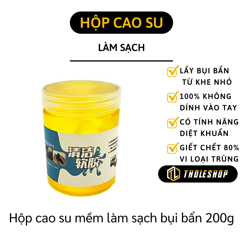 Gel vệ sinh bàn phím hộp 200g vệ sinh bụi bẩn ô tô , nhà cửa