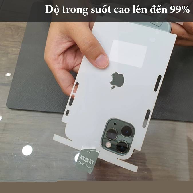 Miếng dán dẻo PPF Full mặt lưng và viền cho iPhone 11 (6.1 inch) (siêu mỏng 0.1mm, chống trầy, bảo vệ máy, khả năng phục hồi) - Hàng nhập khẩu