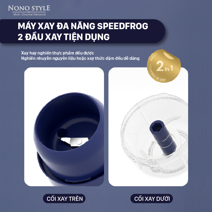 Máy Xay Gia Vị Đa Năng SPEEDFROG (45W - 150ML) - Hàng Chính Hãng