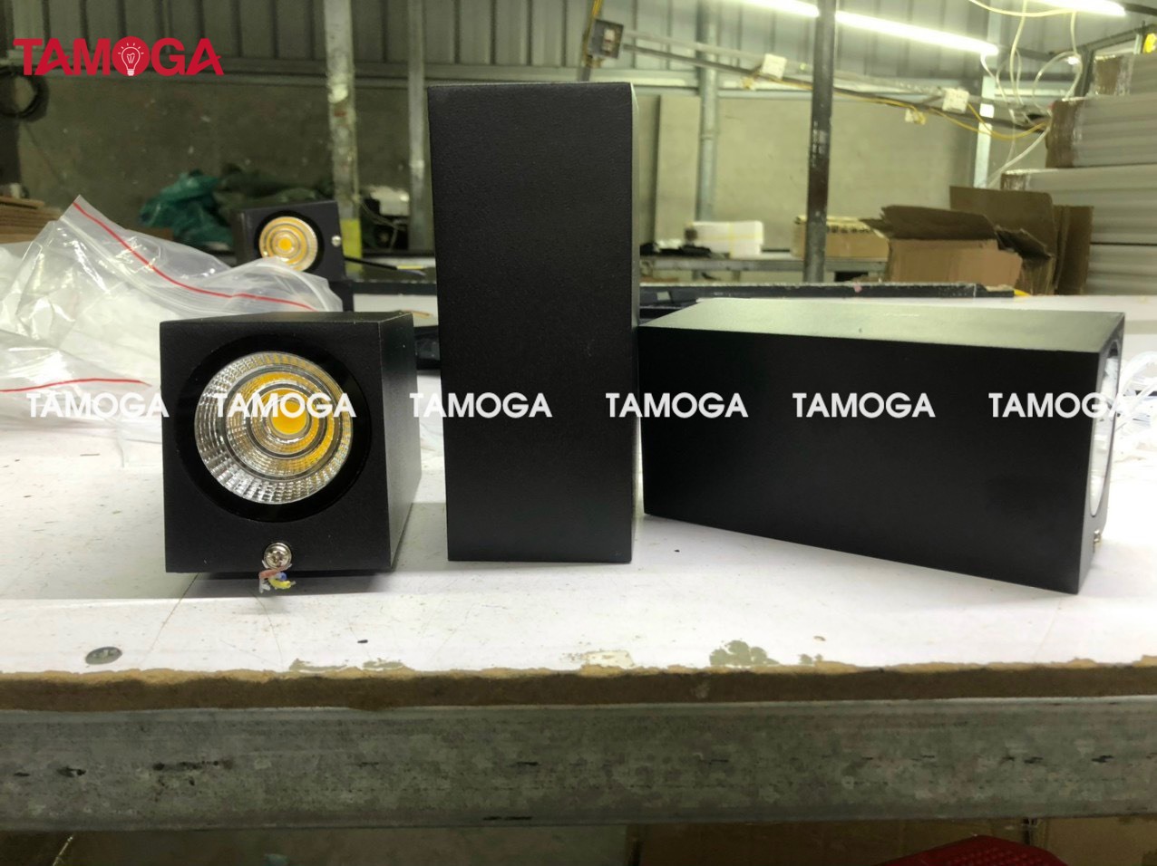 Đèn gắn tường, đèn hắt 2 đầu ngoài trời Chống nước ngoài trời TAMOGA MIKIAS 5769