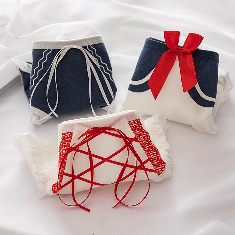 Quần Lót Nữ Cotton Thủy Thủ Mặt Trăng Ngang Eo Thời Trang Hàng Loại Đẹp.