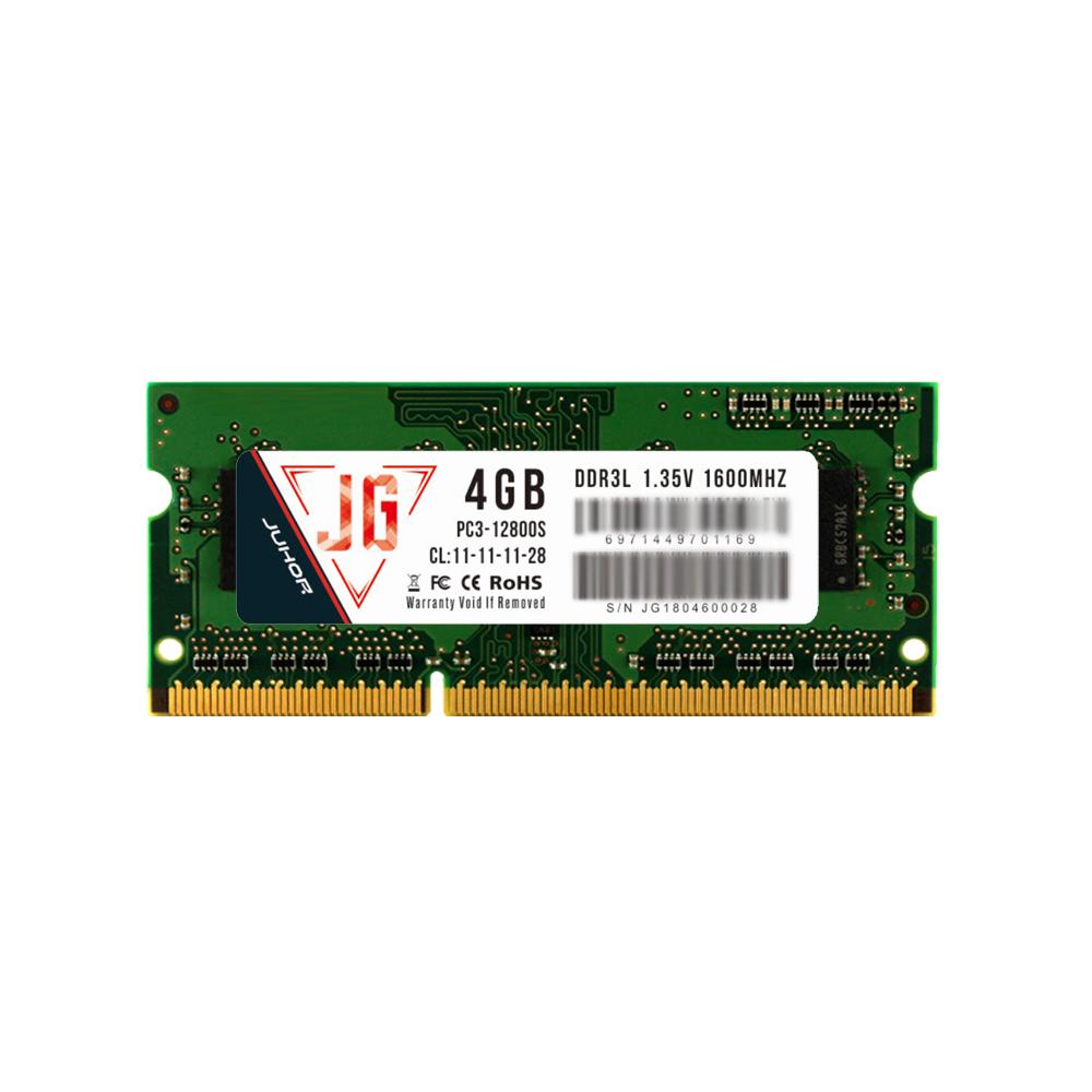 Máy tính xách tay JUHOR NB DDR3L 4GB 1600MHz 1.35V có Bộ nhớ PC RAM Tiêu thụ điện năng thấp