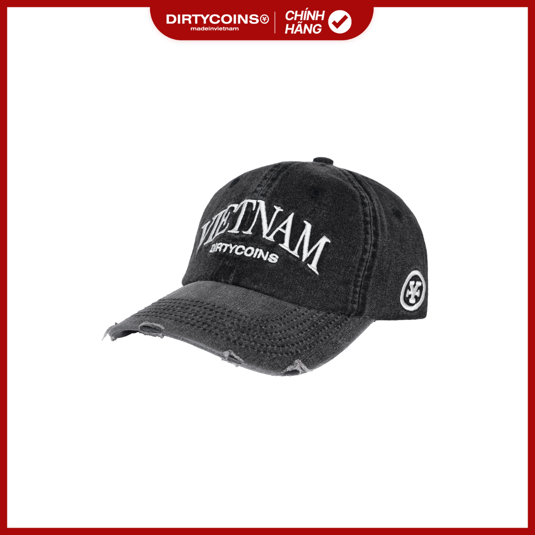 Nón DirtyCoins Vietnam Denim Cap - Black