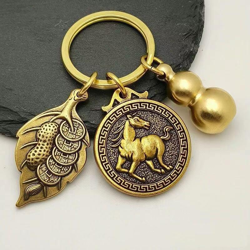 Móc Khóa 12 Con Giáp Đồng Thau - AnNhien