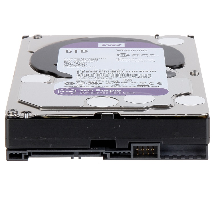 Ổ cứng HDD WD 6TB Purple WD60PURZ - Hàng Chính Hãng