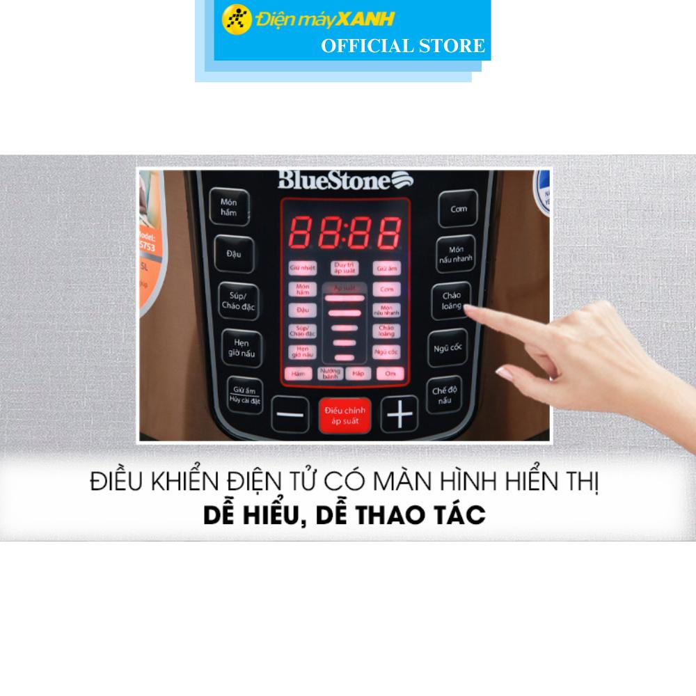Nồi áp suất điện Bluestone PCB-5753 5 lít - Hàng Chính Hãng