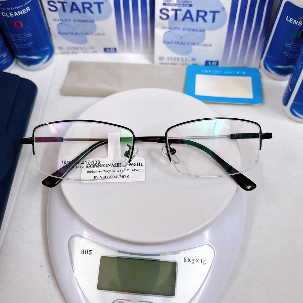 Gọng kính TITAN loại 1 nửa viền thể thao siêu dẻo KT0367UNIQUI