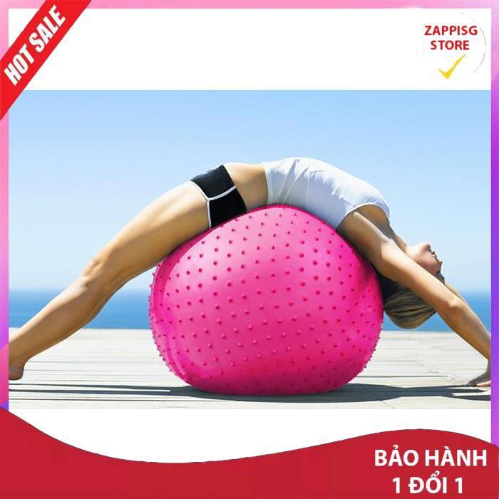 bóng tập gym,Bóng Tập Yoga Có Gai 75cm - Bảo hành 1 đổi 1