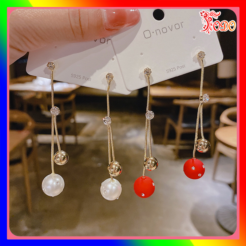 Bông tai trẻ trung kiểu dáng CD417 S925 phong cách ngầu thích hợp đi làm - [Thời Trang ToDo]