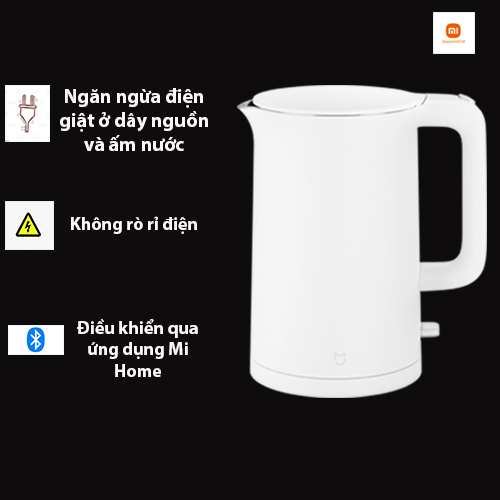 Bình đun siêu tốc Mi Electric Kettle - Hàng chính hãng - chất liệu cao cấp an toàn cho sức khỏe