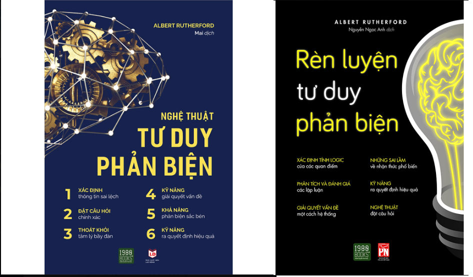 Combo Rèn Luyện Tư Duy Phản Biện+Nghệ Thuật Tư Duy Phản Biện