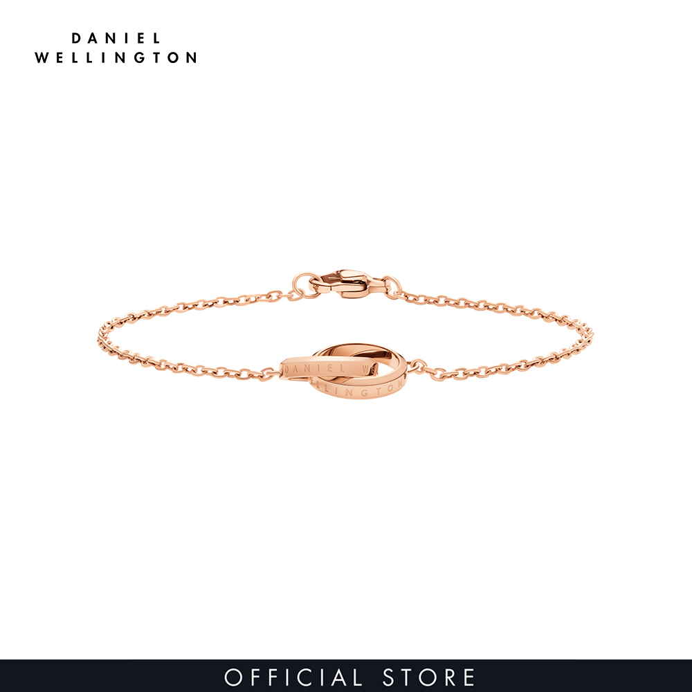 Vòng tay Daniel Wellington màu vàng hồng - Elan Unity Bracelet - 155mm