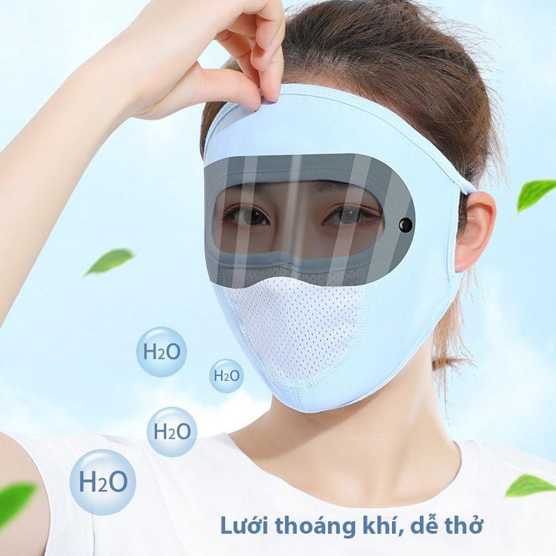 Khẩu trang đa năng có kính chắn gió trống bụi bẩn và trống nắng