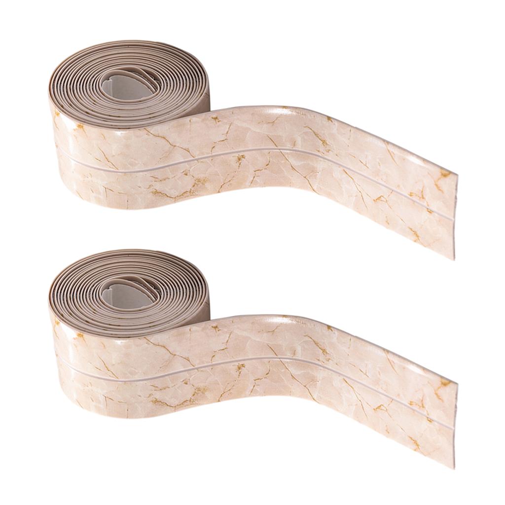 2x Mildew-proof  Waterproof Sealing Tape For Bathroom
