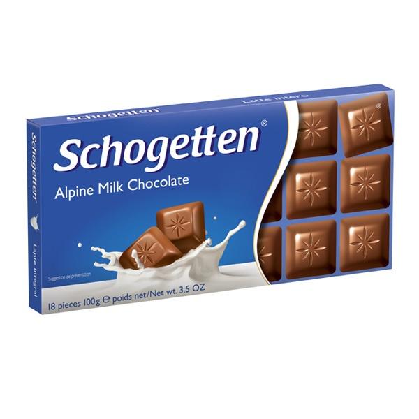 Hình ảnh Socola Alpine milk SCHOGETTEN 100g