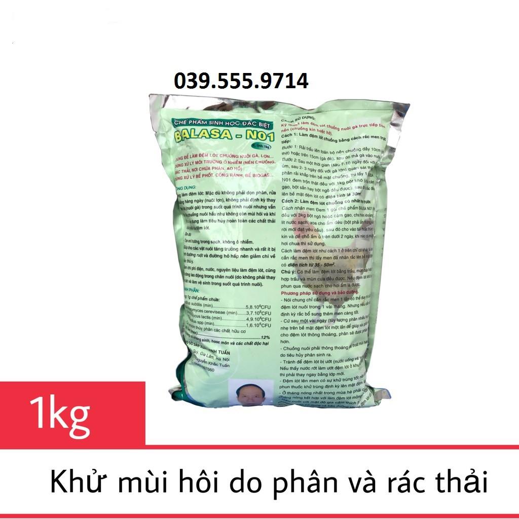 Chế Phẩm Khử Mùi Chuồng Nuôi Balasa 1kg