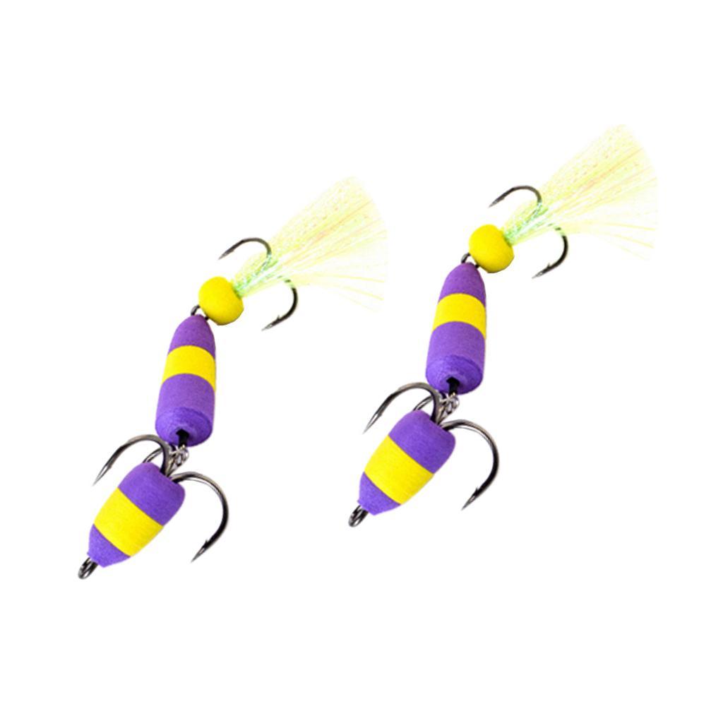 2pcs Topwater Floating Artificial Baits Crankbaits Jerkbaits Swimbaits
