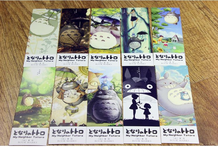 Hộp 32 Bookmark Đánh Dấu Sách Anime Totoro