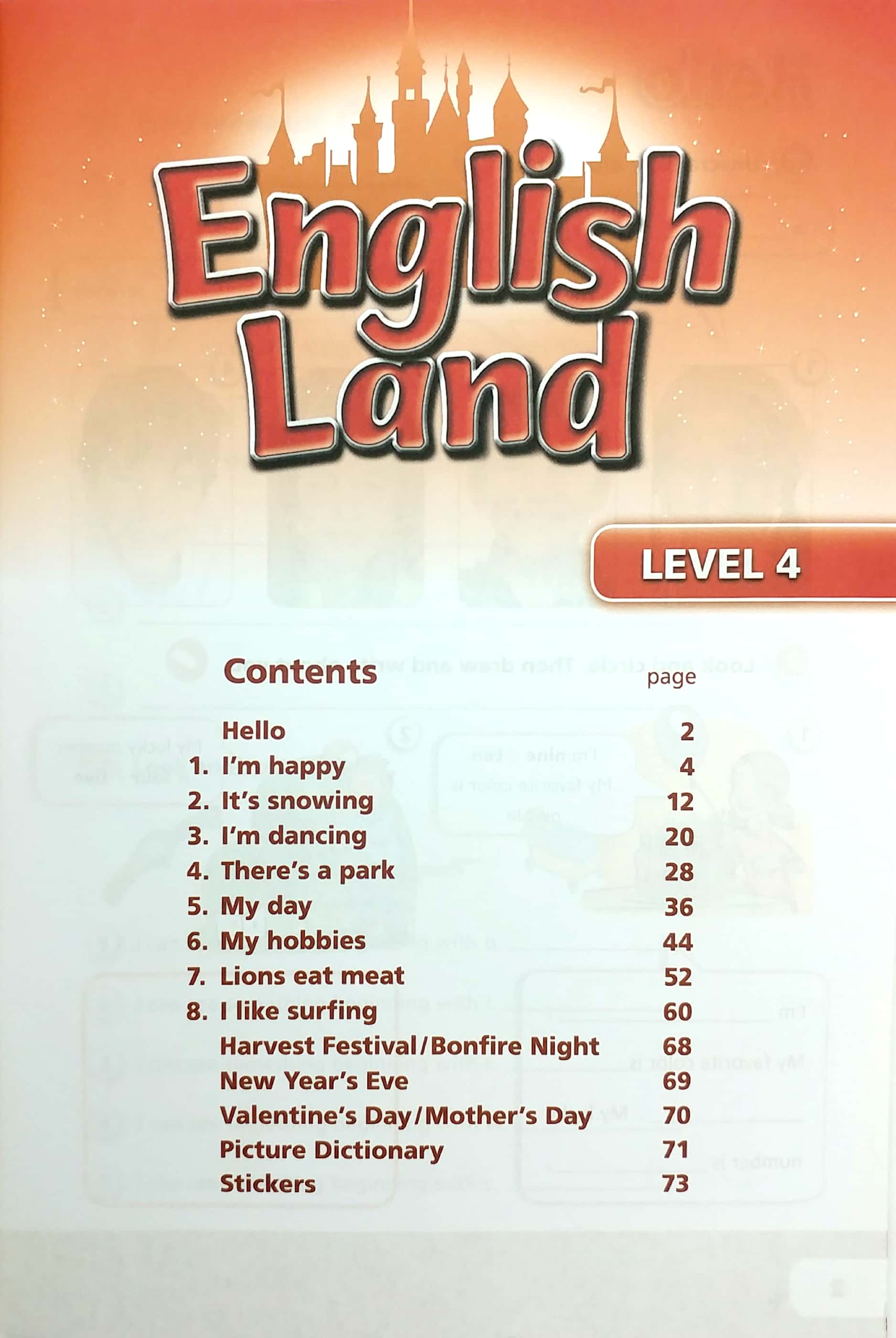 English Land Level 4: Student Book + Activity Book With CDs