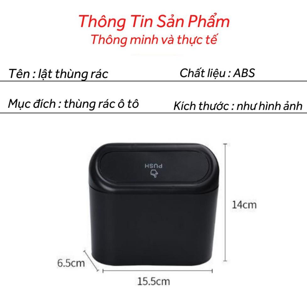 Thùng rác , Thùng rác mini ô tô , thùng đựng rác ô tô xe hơi nhỏ gọn đa năng gắn cửa xe sau ghế tiện dụng