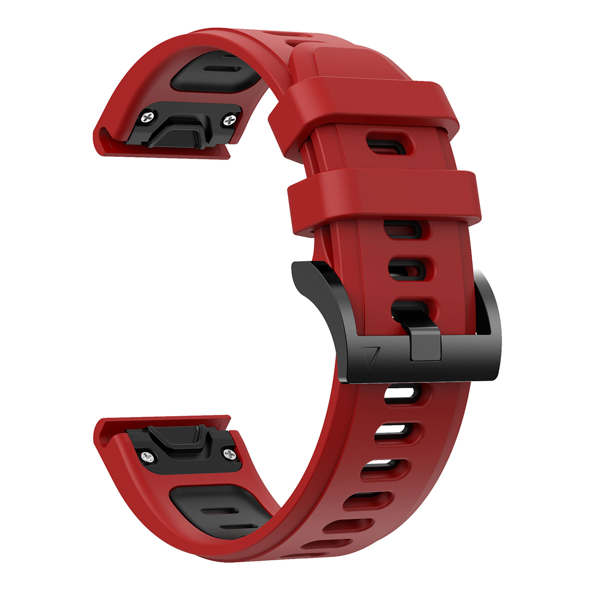 Dây Silicon Hai Màu Sporty cho Garmin Epix Pro 47mm/Fenix 7 Pro/7/6/5/935/945 (22mm) &amp; Garmin Epix Pro 51mm/Fenix 7X Pro/7X/6X/5X (26mm) - Hàng Nhập Khẩu