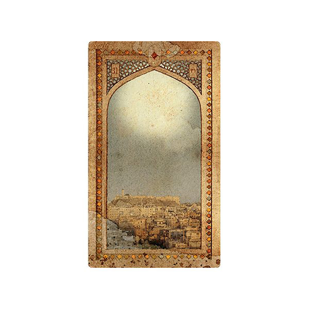 Bộ Bài Old Arabian Lenormand Thế giới tiên tri cổ của người Ả Rập 36 Lá Bài