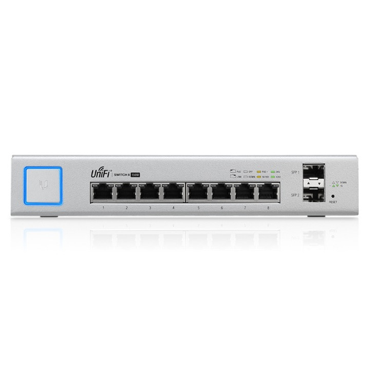 Thiết bị chuyển mạch Switch Gigabit PoE 8 port Unifi US-8-150W - Hàng chính hãng