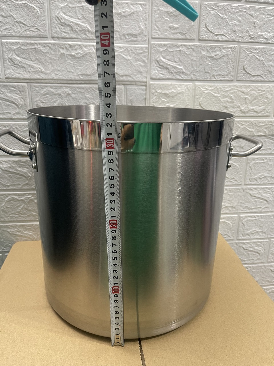 Nồi Inox 2 Quai Cao Cấp 3 Đáy _ Dung Tích: 25Lít _