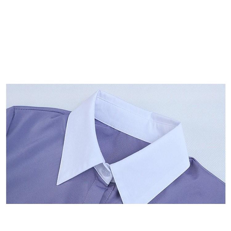 Áo sơ mi nữu công sở phối màu s16