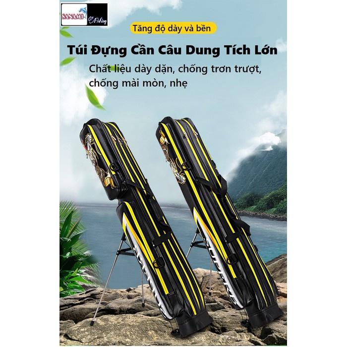 Bao Đựng Cần Câu Cá Cao Cấp Super TCC02 125cm Dung Tích Lớn Siêu Bền - Sanami Fishing