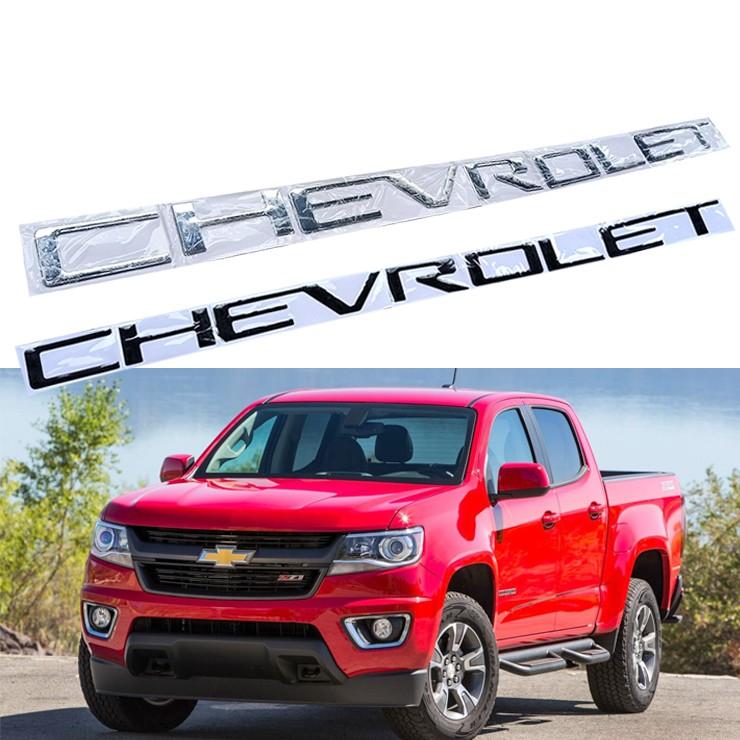 Logo Chữ Chevrolet 3D Nổi Dán Trang Trí Đuôi Xe - VOL