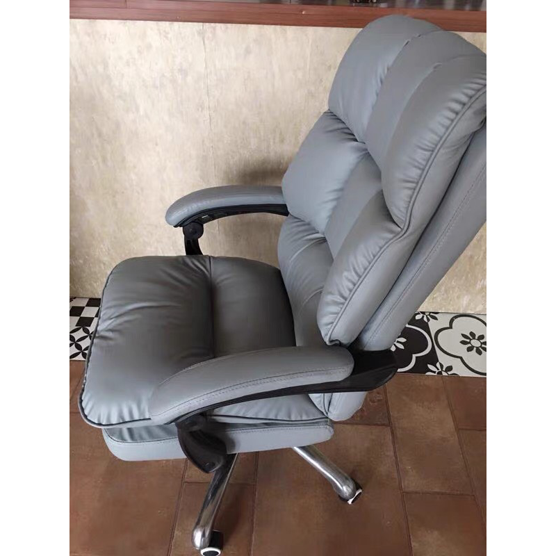 Ghế Xoay Công Thái Học Làm Việc Văn Phòng Sang Trọng Êm Ái Có Gác Chân Thư Giãn, Ghế Giám Đốc Lãnh Đạo Bọc Da Cao Cấp - Hàng Chính Hãng