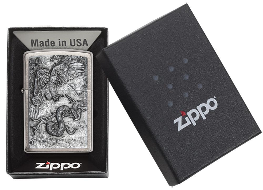 Bật Lửa Zippo Eagle vs. Snake 29637