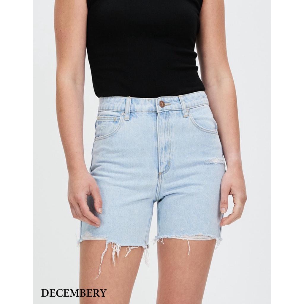 Quần short Jeans Decembery cắt lai