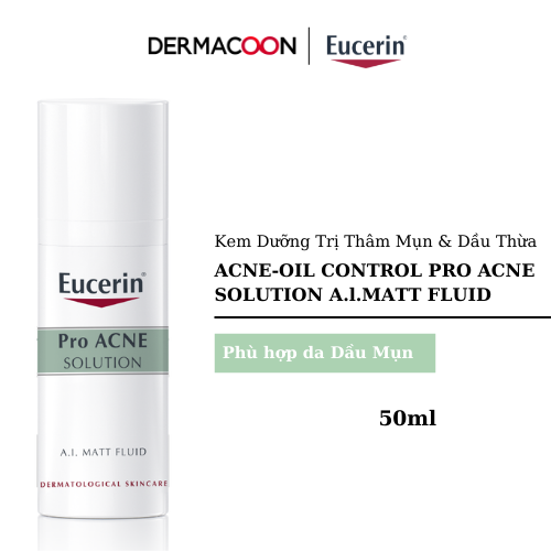 Kem Dưỡng Ẩm, Kiểm Soát Nhờn, Ngừa Mụn Eucerin Matt Fluid 50ml - 69691