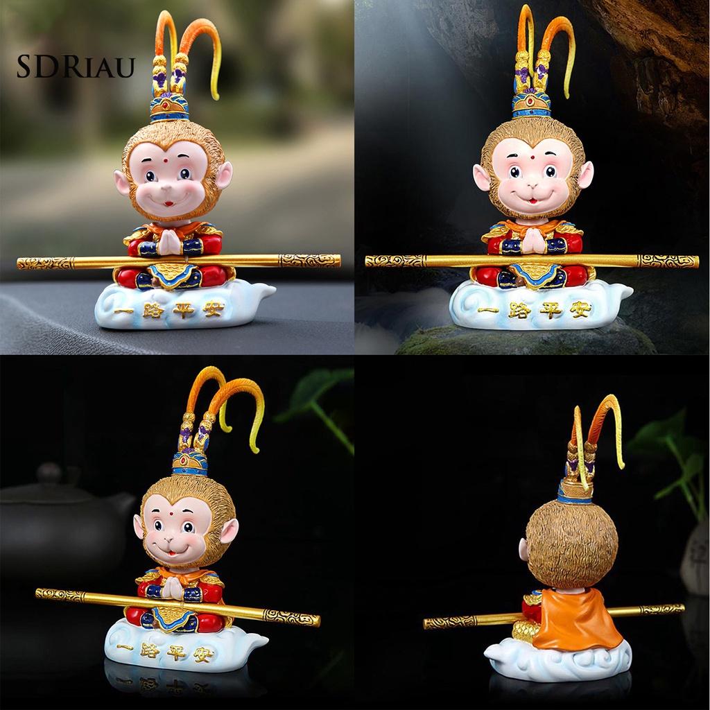 Mô Hình Chú Khỉ Hoạt Hình Mini Trang Trí Xe Hơi