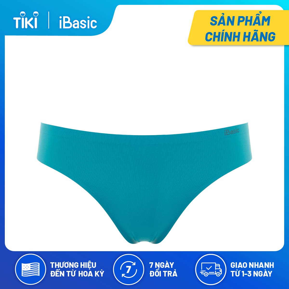 Quần Lót Nữ Không Đường May Bonding Checky Ibasic Panw075 - Xanh Nhớt - M