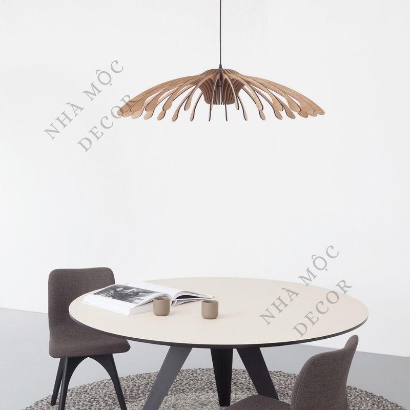 Đèn gỗ thả trần trang trí mẫu TT70