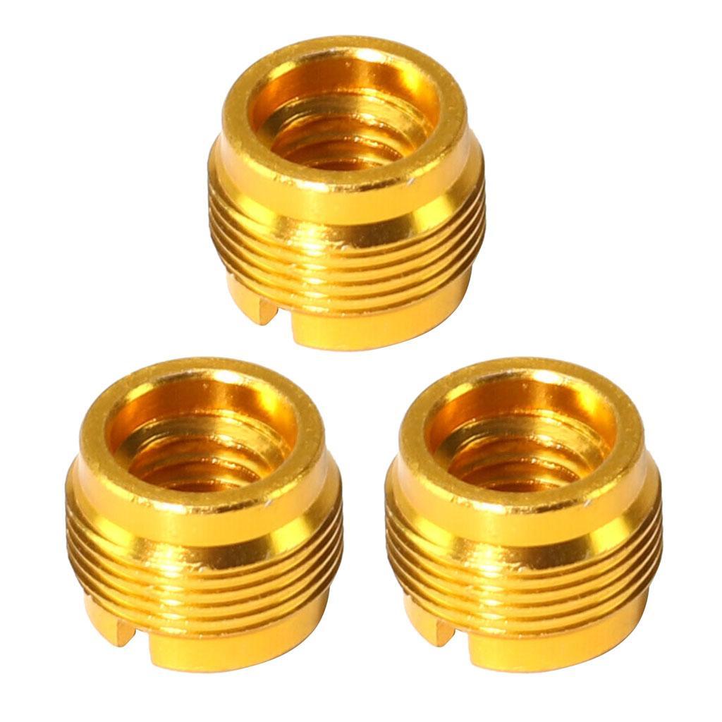 3x Aluminum 3/8" to 5/8" for Microphone MIC Stand Mount Parts