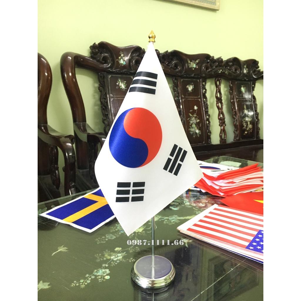 Cờ Để Bàn Đế Thép Cờ Hàn Quốc