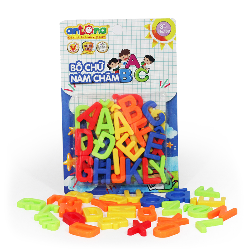Bộ vỉ chữ nam châm ABC Antona 189