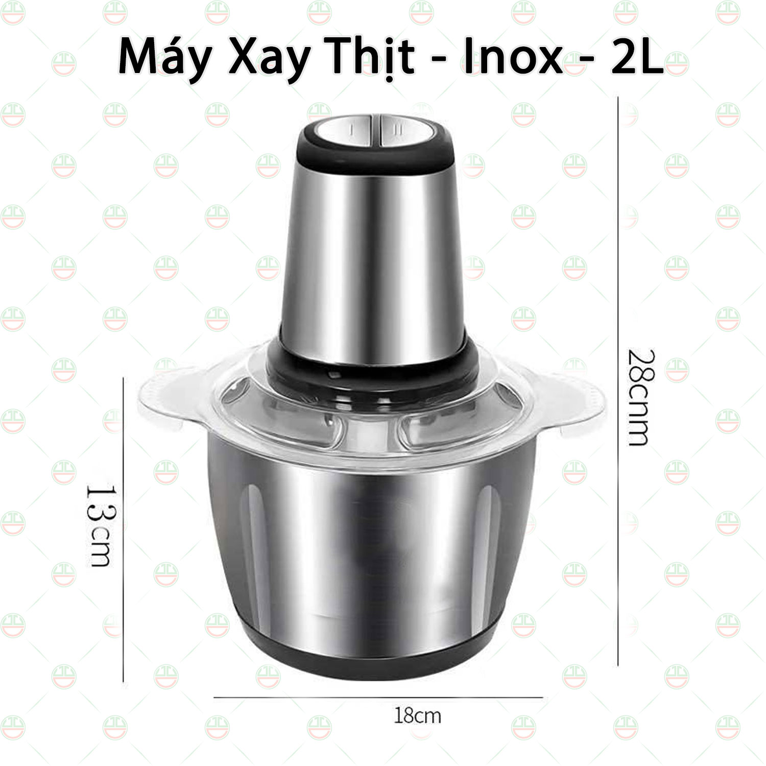 [Loại Tốt] Máy Xay Thịt KhoNCC Hàng Chính Hãng - Dùng Cả Rau Củ - Cá Tôm - Chất Liệu Inox 304 - Công Suất 250W - Dung tích 2 Lít - KLM-MXT2L