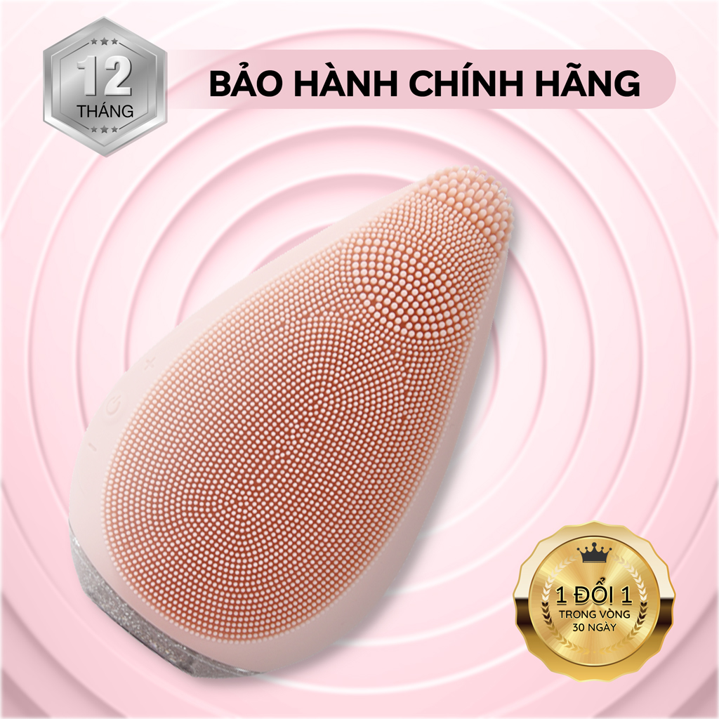 Máy Rửa Mặt Mini Cầm Tay Crénot Nia P5 Chính Hãng, Sử Dụng Sóng Âm Và Silicone Siêu Mềm Sạch Sâu Bụi Bẩn Trang Điểm Ngừa Mụn - Máy Rửa Mặt Massage Mát xa Matxa Tốt Chăm Sóc Da Dầu Mụn Nhạy Cảm Cho Nam Nữ