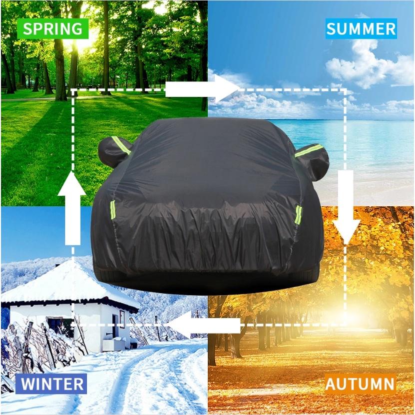 Bạt phủ ô tô SUV dành cho Volvo XC60/XC90 - màu đen - bạt phủ trong nhà và ngoài trời
