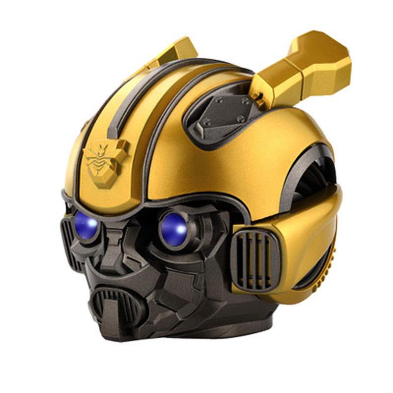Transformers Loa Bluetooth Không Dây Bumblebee Stereo Loa Siêu Trầm Đèn LED Nhấp Nháy Hỗ Trợ Thẻ TF Phát Lại MP3 Nhiều Chế Độ Color: No trace