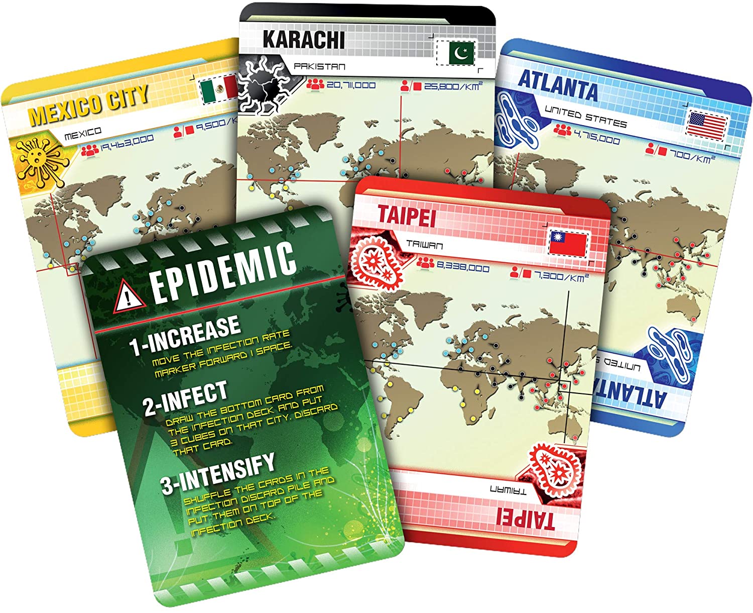 Trò Chơi Board Game Phối Hợp Pandemic - Đại Dịch Toàn Cầu Tiếng Anh Chuẩn Global